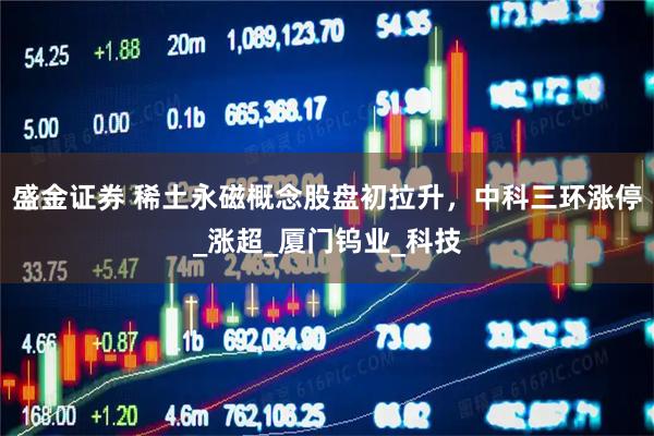 盛金证券 稀土永磁概念股盘初拉升，中科三环涨停_涨超_厦门钨业_科技