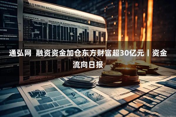 通弘网  融资资金加仓东方财富超30亿元丨资金流向日报
